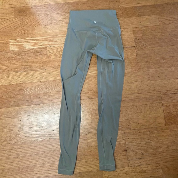 Lululemon Align HR Yoga Running Outdoor Rosemary Green Pants - Picture 4 of 9